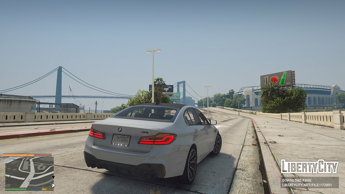 Скачать BMW M5 F90 для GTA 5