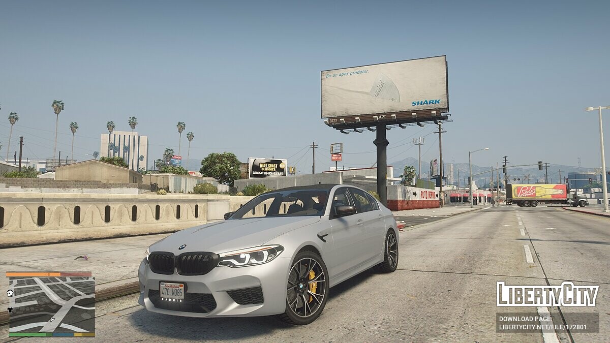 Скачать BMW M5 F90 для GTA 5