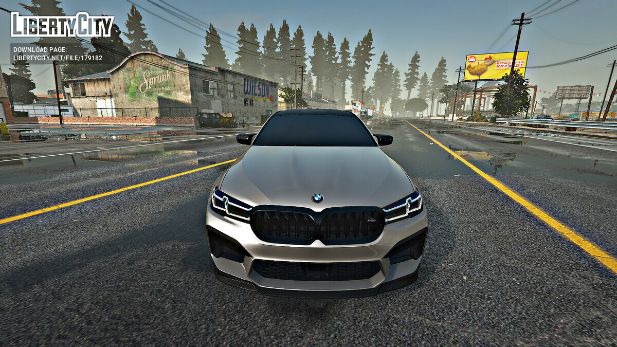 Скачать BMW M5 Competition 6 (F90) для GTA 5