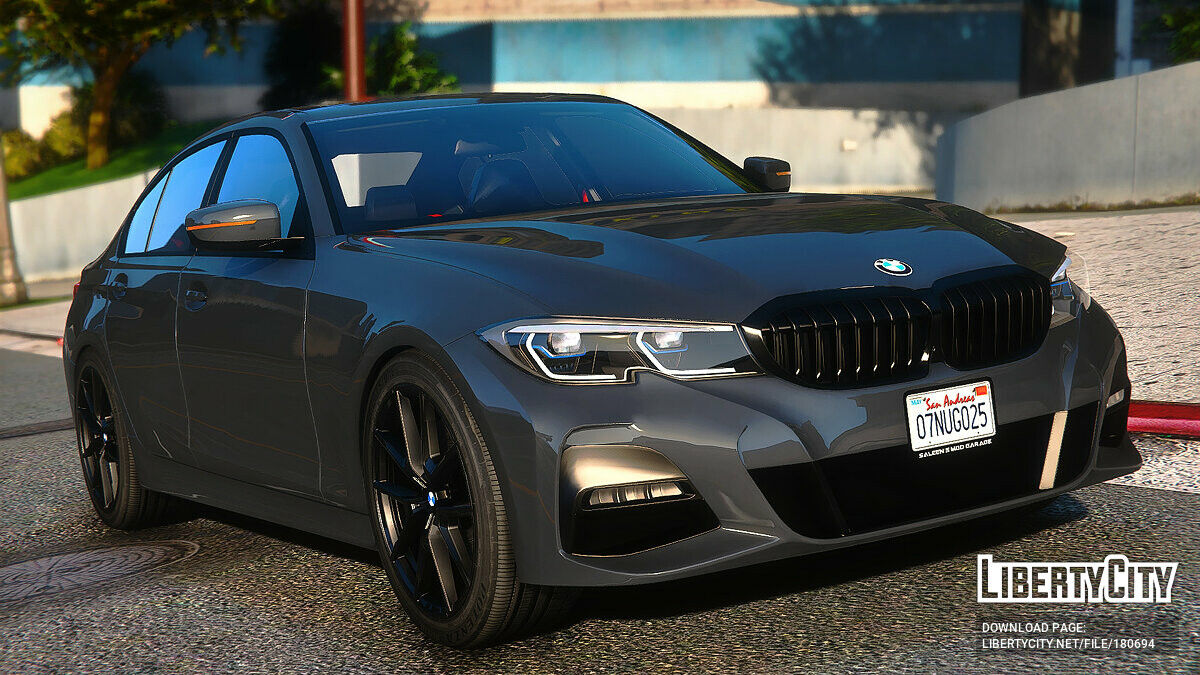 Скачать 2020 BMW 3 Series G20 Black для GTA 5