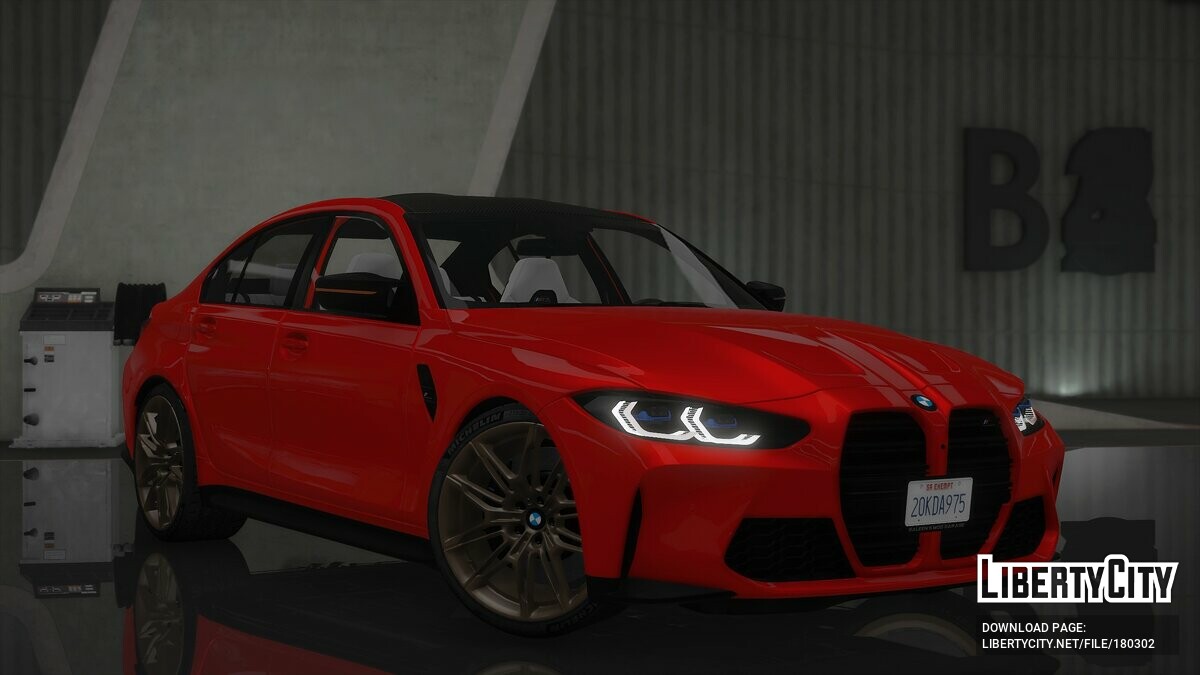 Скачать 2022 BMW M3 Competition для GTA 5