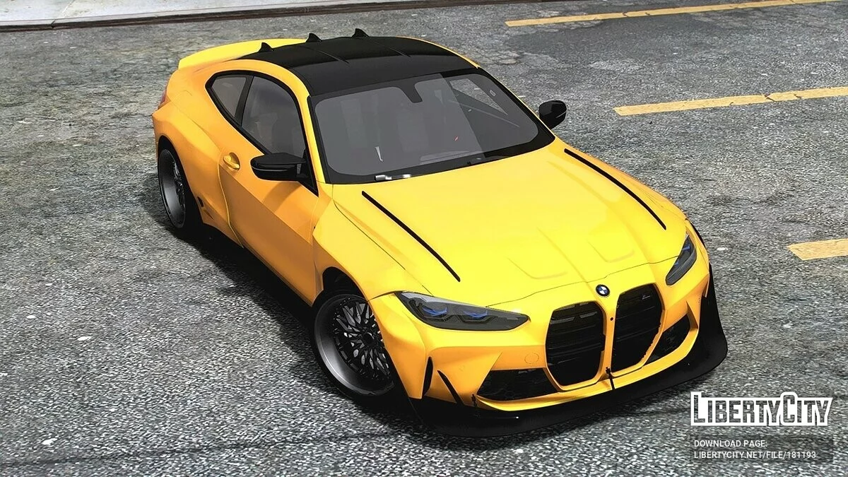 BMW M4 Competition Wide Body Kit / GTA 5