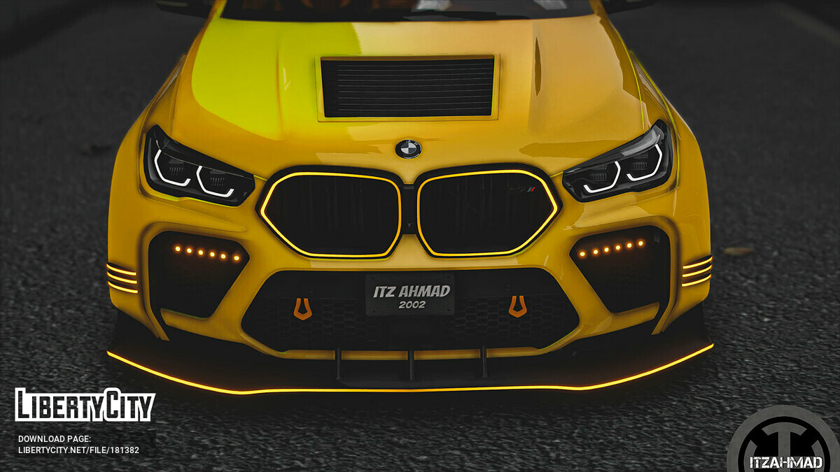 Скачать BMW X6m F96 Liberty Walk Edition для GTA 5