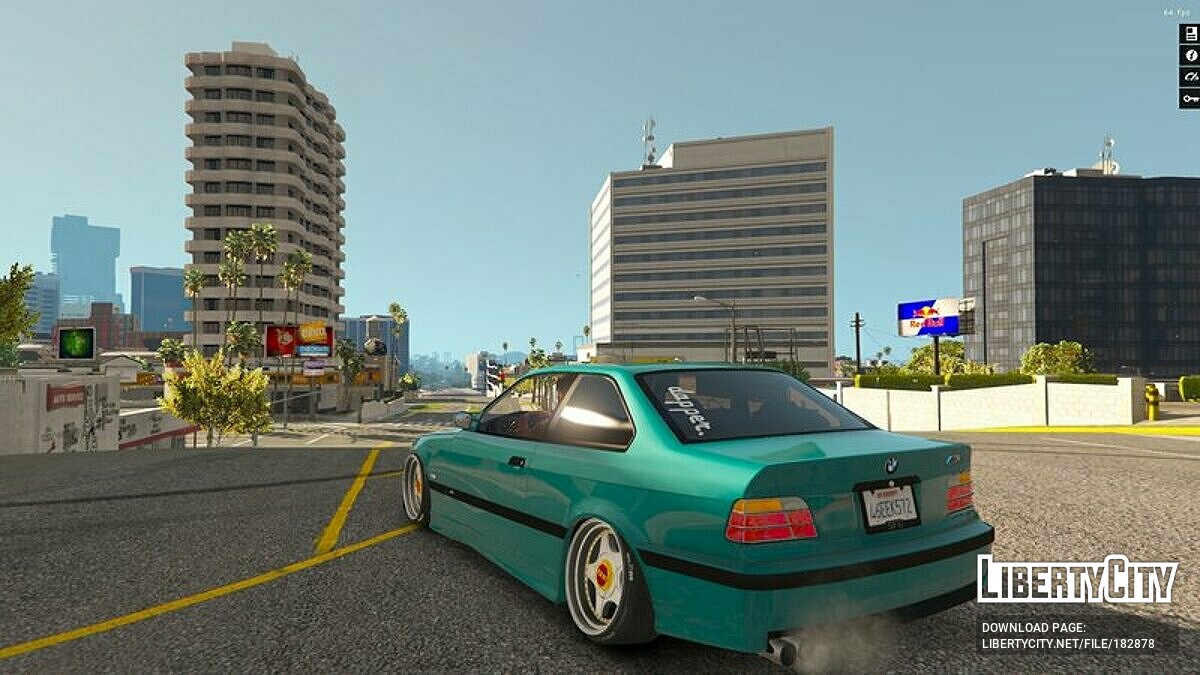 Скачать BMW E36 Stance Eurolook [Add-On] для GTA 5