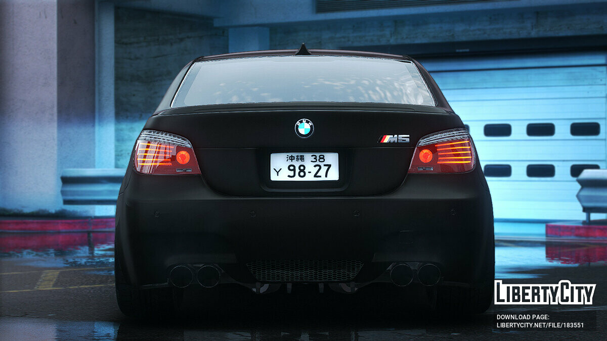 Скачать BMW M5 V10 Black Edition для GTA 5