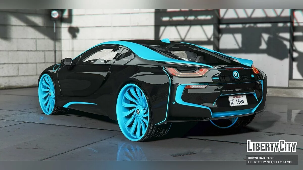 2015 BMW I8 Tron Design Custom on Dub Floaters / GTA 5