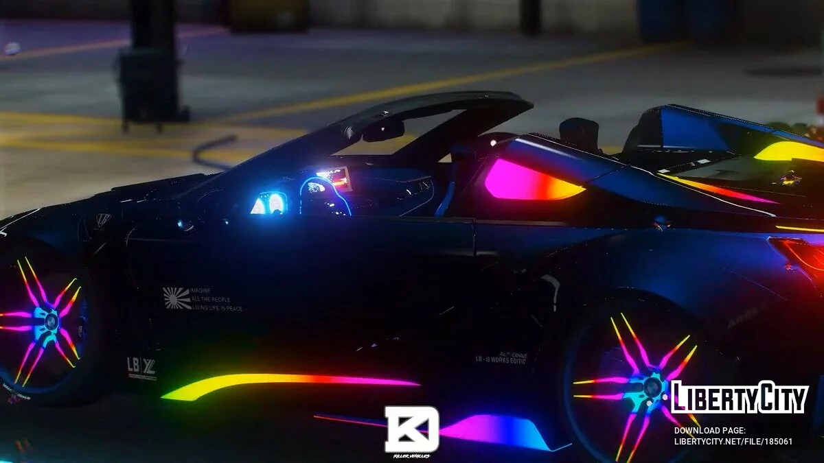 BMW I8 Rainbow Light Edition / GTA 5