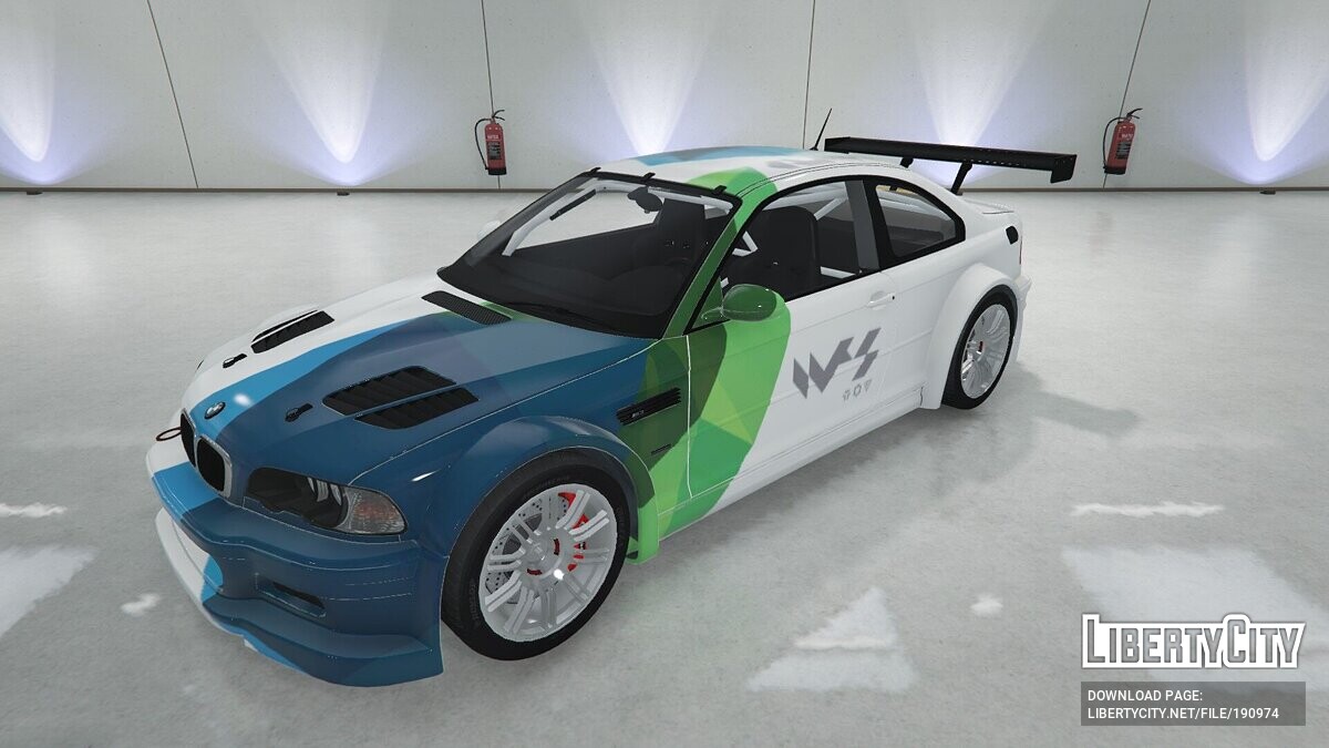 Машина BMW BMW M3 GTR E46 ABSTRACT для GTA 5