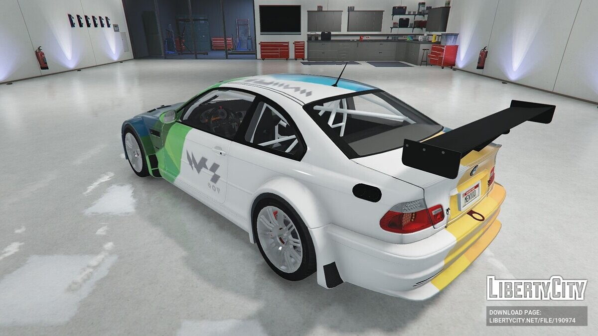 Машина BMW BMW M3 GTR E46 ABSTRACT для GTA 5