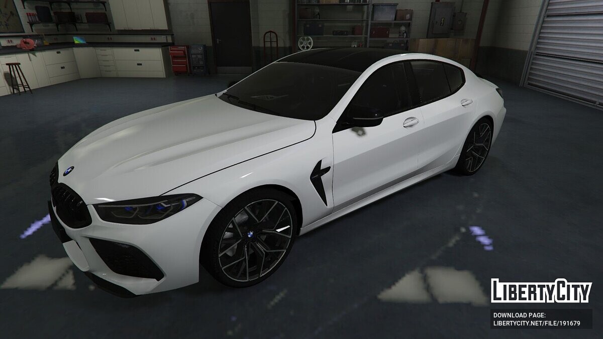 Скачать BMW M8 Gran Coupe F93 Competition для GTA 5