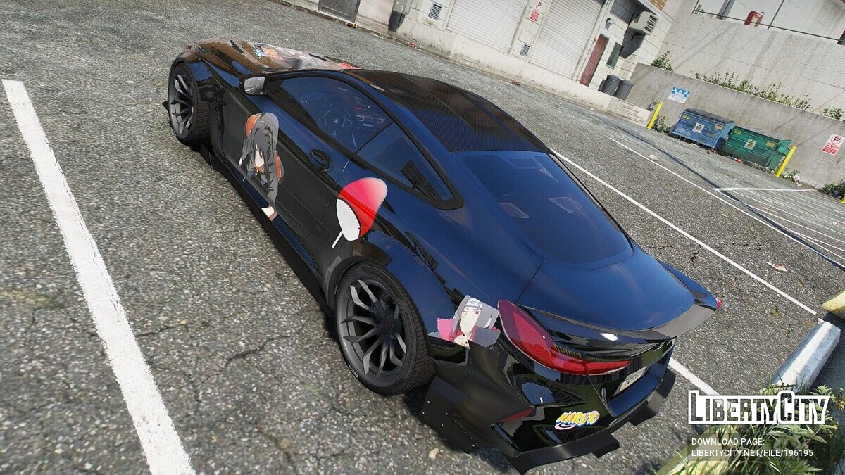 Скачать BMW M8 Naruto Edition для GTA 5