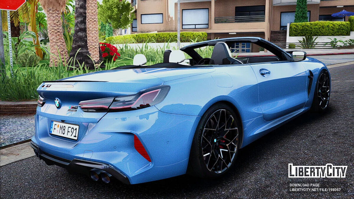 BMW M8 F91 Competition Convertible [Animated Roof] / GTA 5