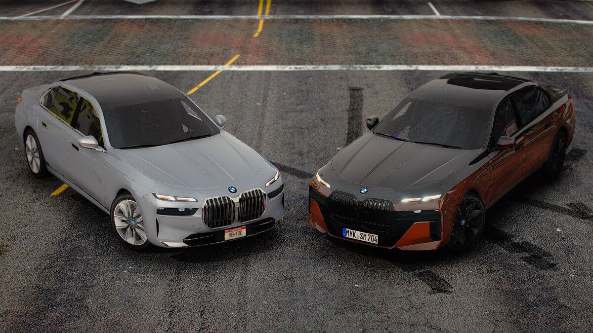 Скачать 2023 BMW i7 M70 & Xdrive60L 1.0 для GTA 5