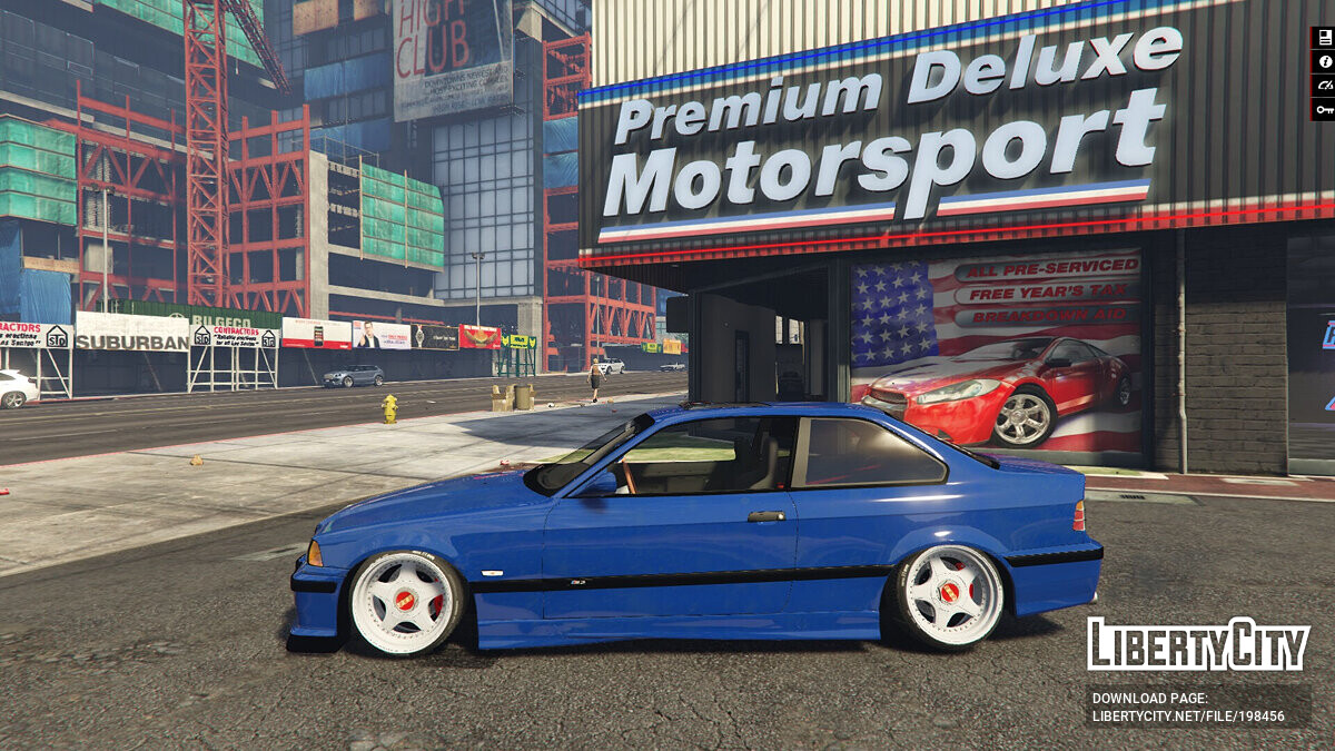 Скачать BMW E36 Stance Eurolook для GTA 5