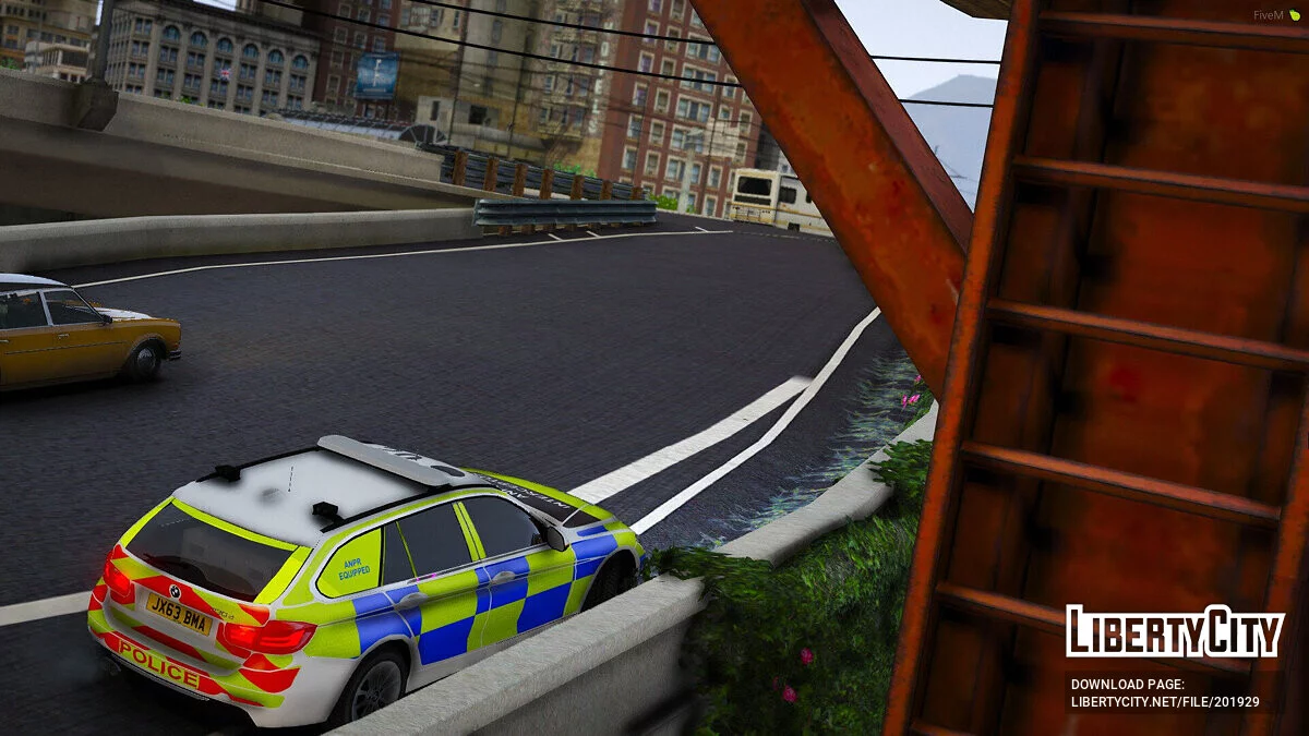 2013 BMW 330d Estate ANPR Interceptor v1.0 / GTA 5