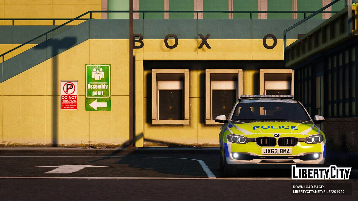 2013 BMW 330d Estate ANPR Interceptor v1.0 / GTA 5