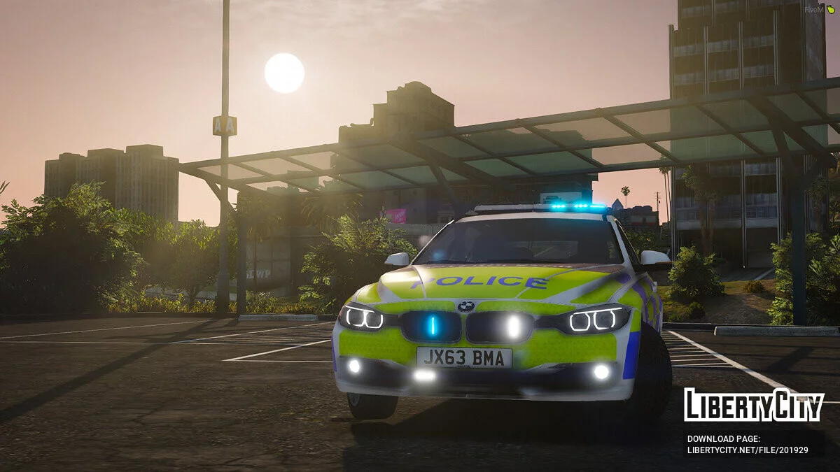 2013 BMW 330d Estate ANPR Interceptor v1.0 / GTA 5