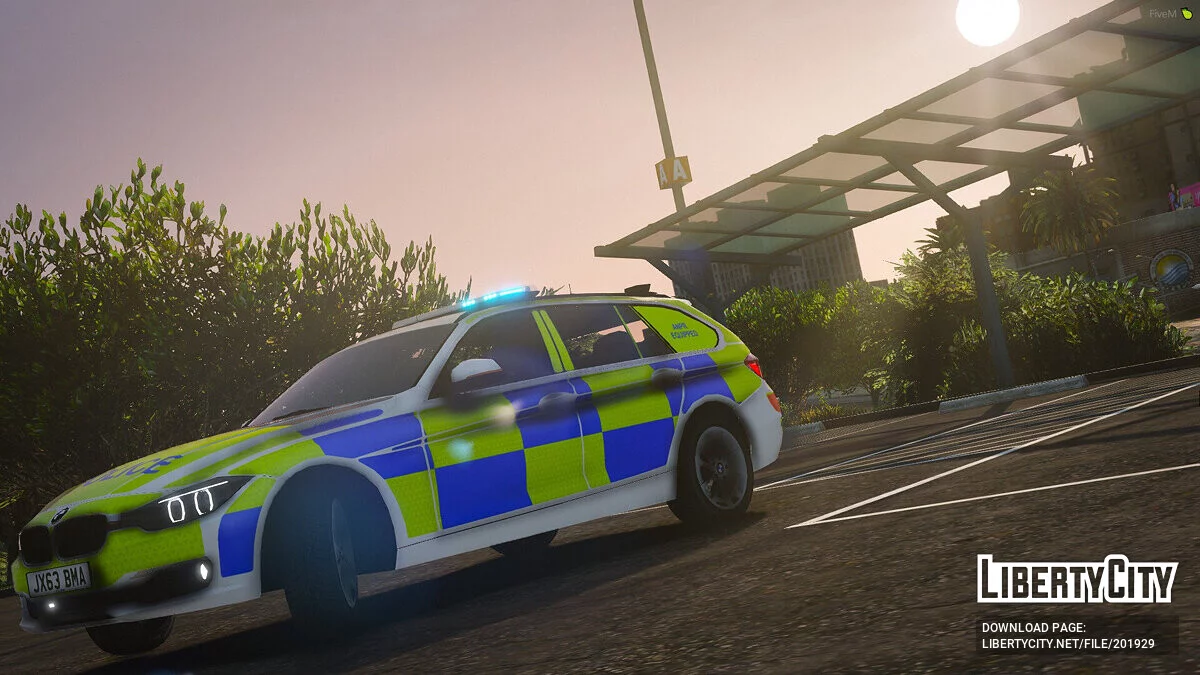 2013 BMW 330d Estate ANPR Interceptor v1.0 / GTA 5