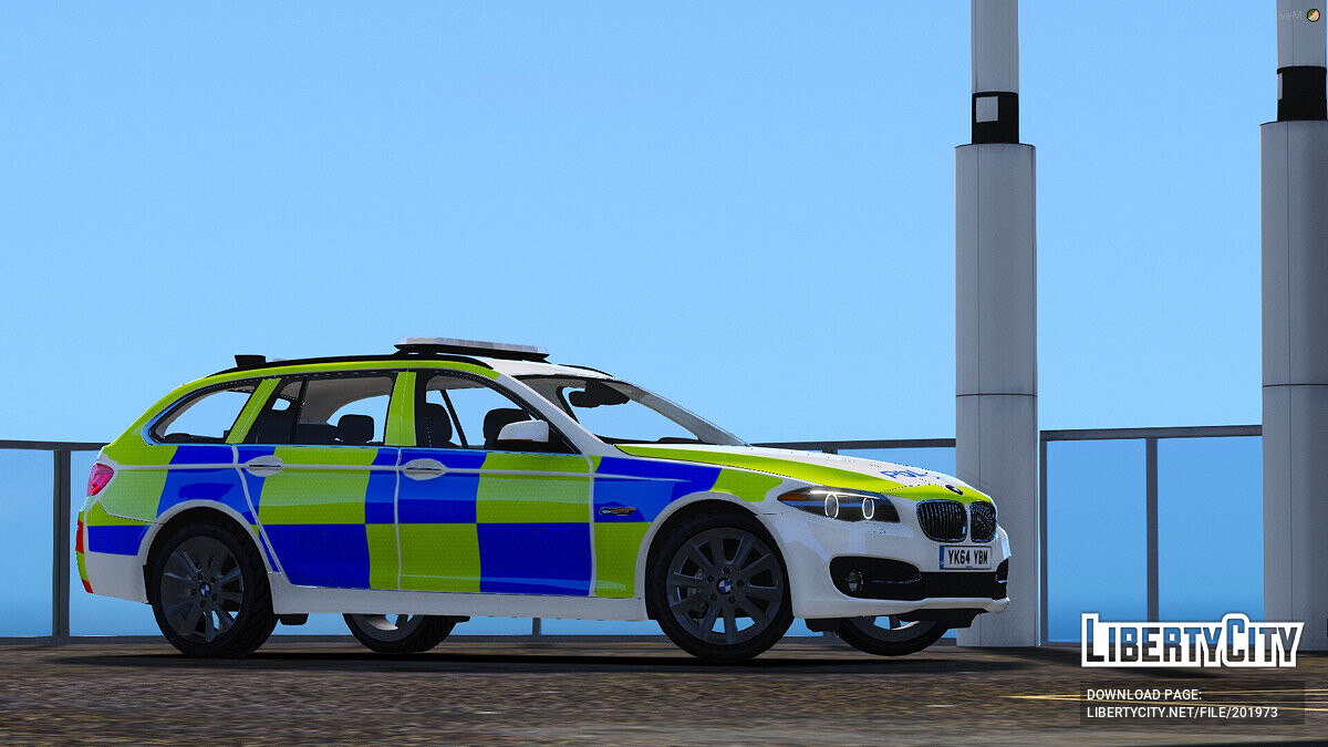 Скачать BMW 530d F11 Traffic Pack v1.0 для GTA 5