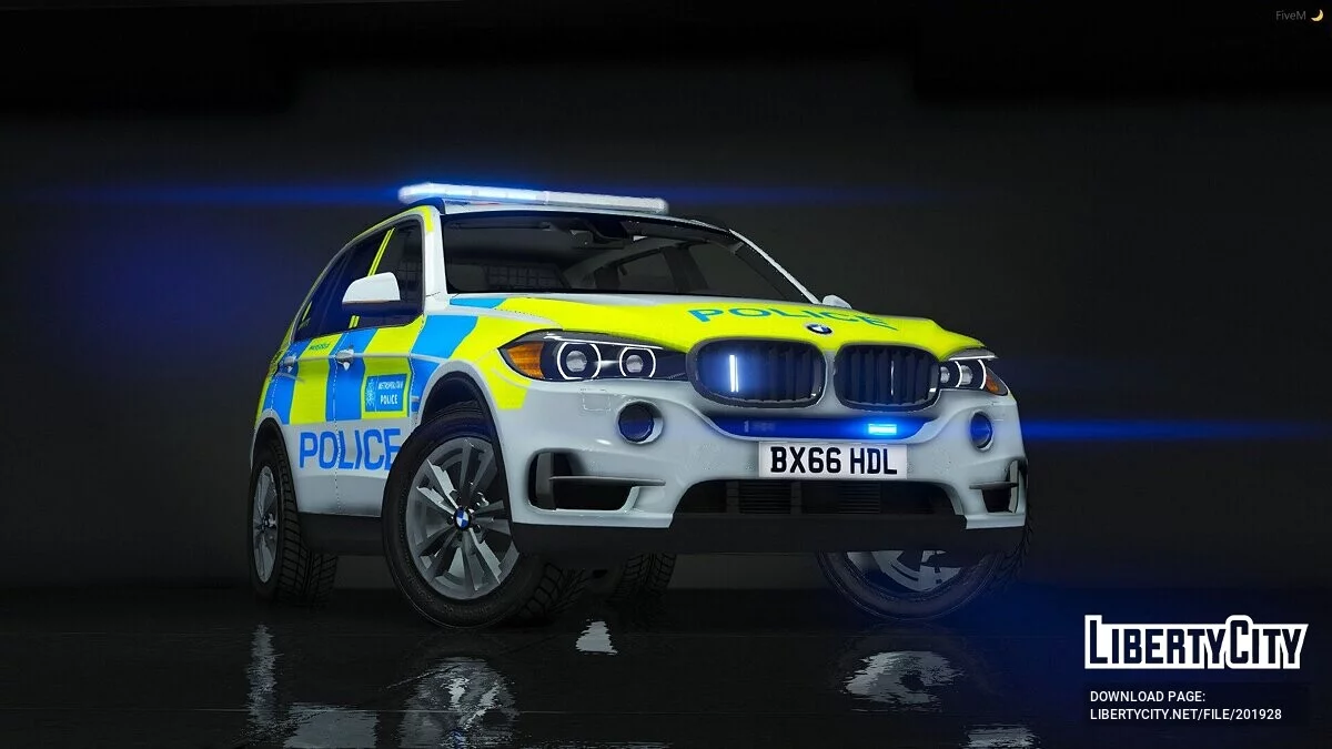 BMW X5 F15 Metropolitan Police ARV v1.0 / GTA 5