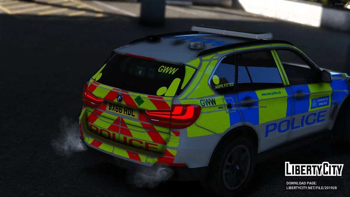 BMW X5 F15 Metropolitan Police ARV v1.0 / GTA 5
