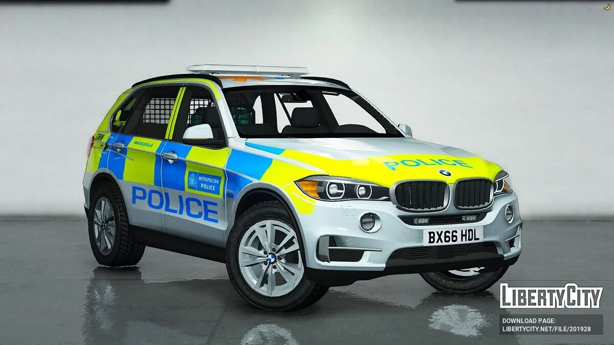 BMW X5 F15 Metropolitan Police ARV v1.0 / GTA 5