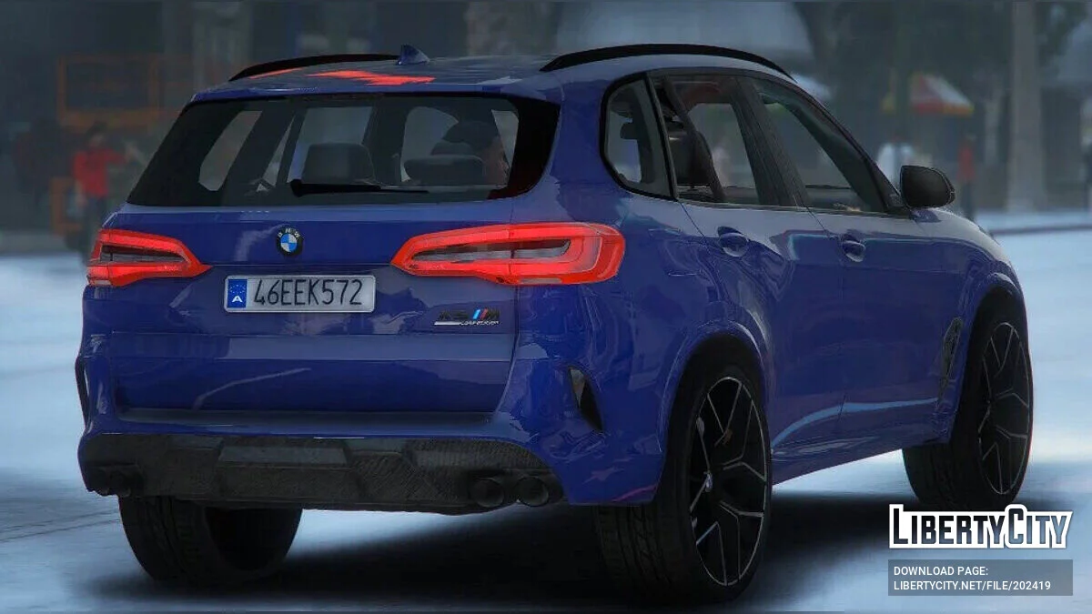 BMW X5M Competition 2020 v1.1 / GTA 5