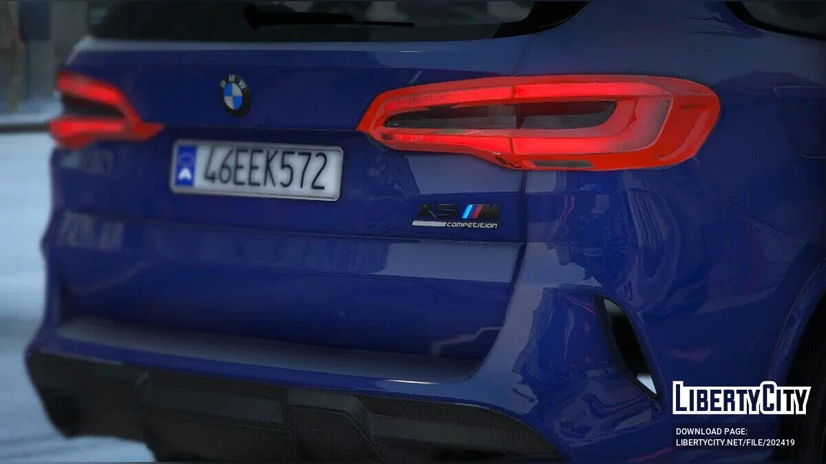 BMW X5M Competition 2020 v1.1 / GTA 5