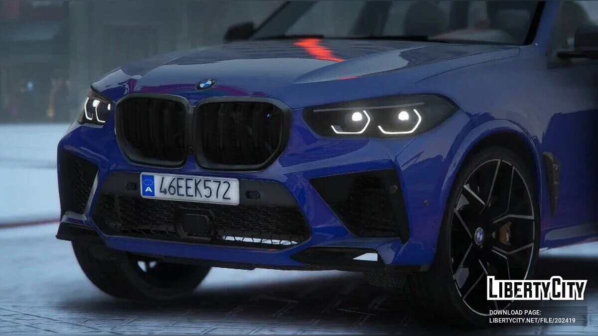BMW X5M Competition 2020 v1.1 / GTA 5
