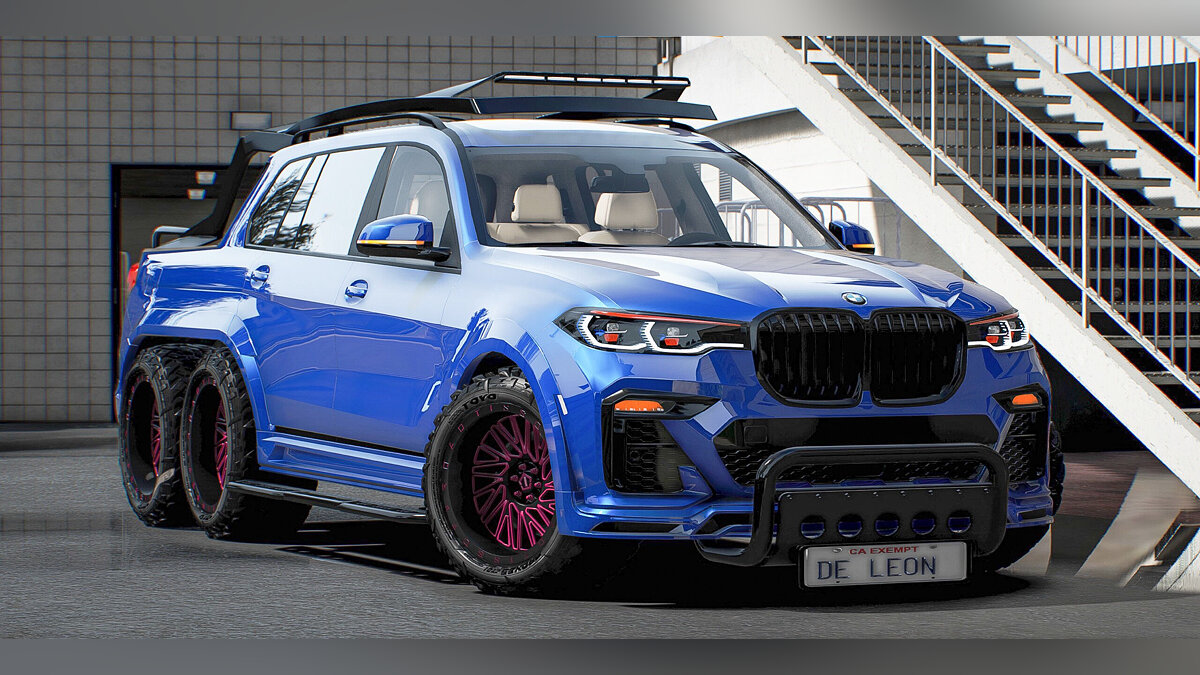 Скачать BMW X7 6x6 Customs для GTA 5