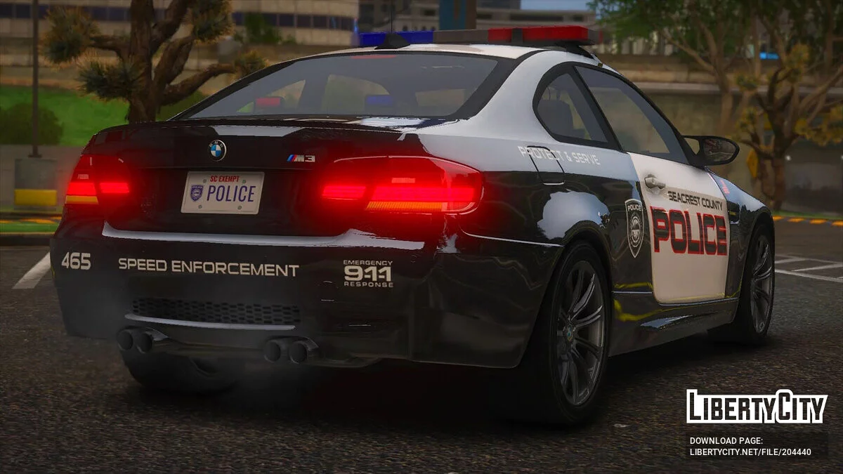 2008 BMW M3 E92 SCPD v1.0 / GTA 5