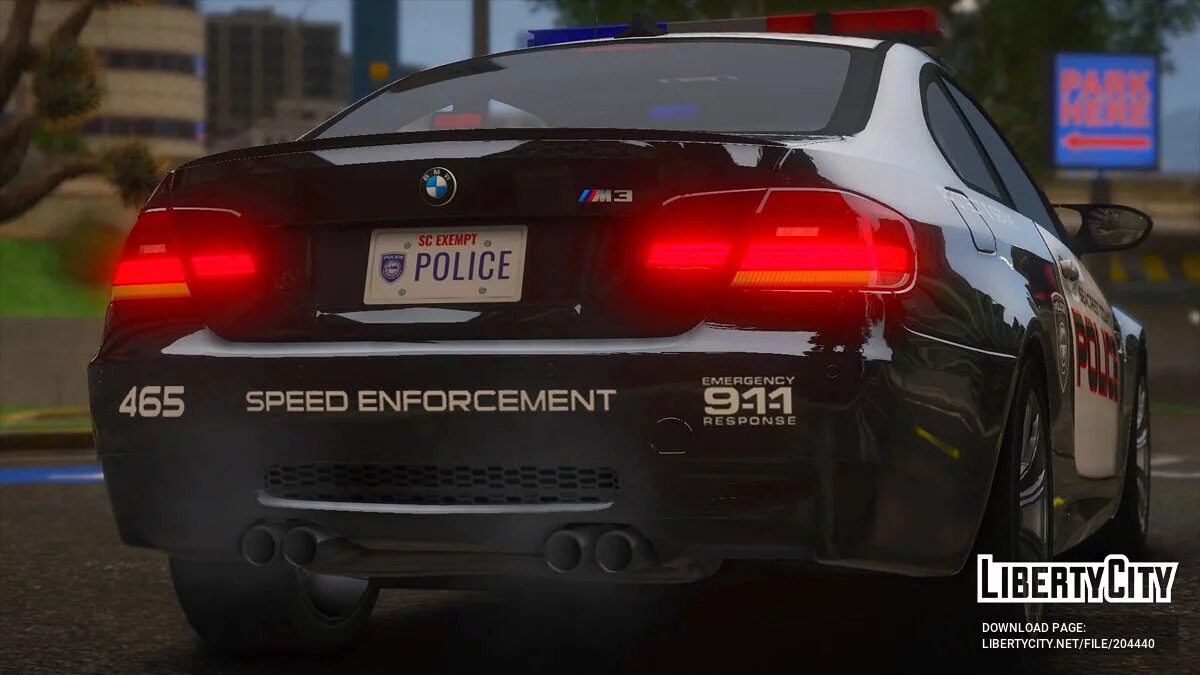 2008 BMW M3 E92 SCPD v1.0 / GTA 5