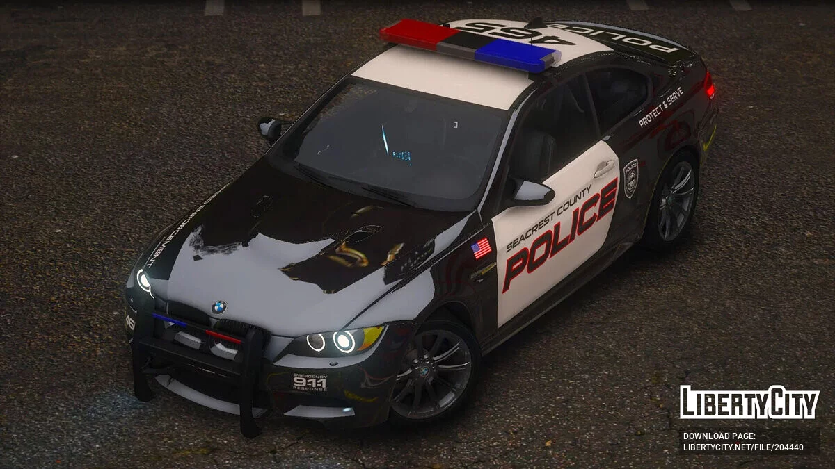 2008 BMW M3 E92 SCPD v1.0 / GTA 5
