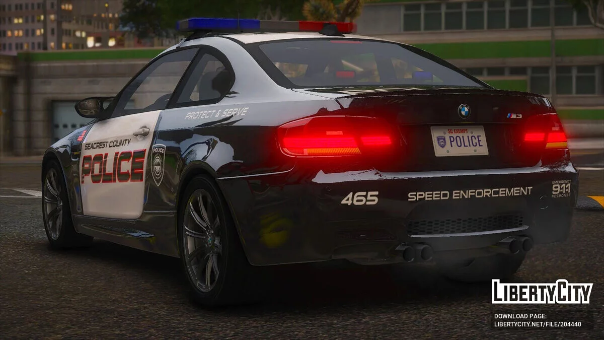 2008 BMW M3 E92 SCPD v1.0 / GTA 5