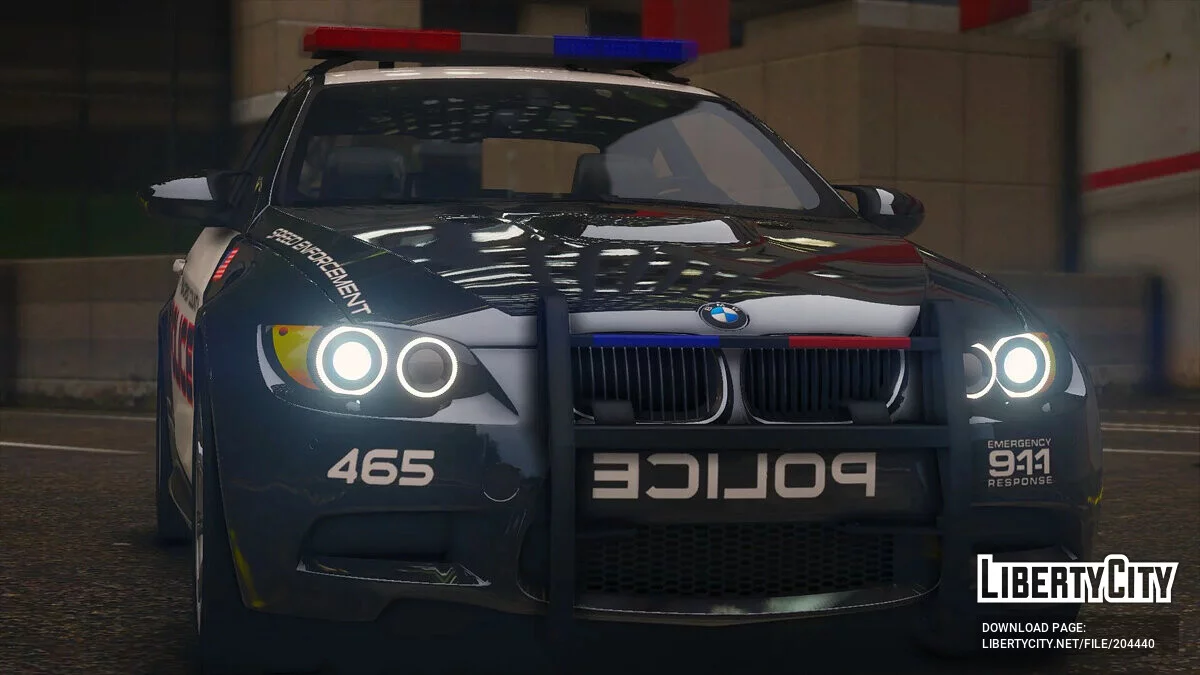 2008 BMW M3 E92 SCPD v1.0 / GTA 5