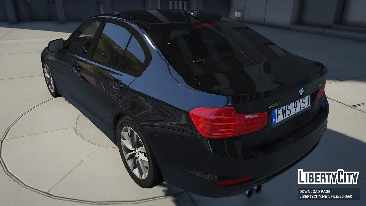 BMW 3 F30 330i xDrive Polish Police v1.0.1 / GTA 5
