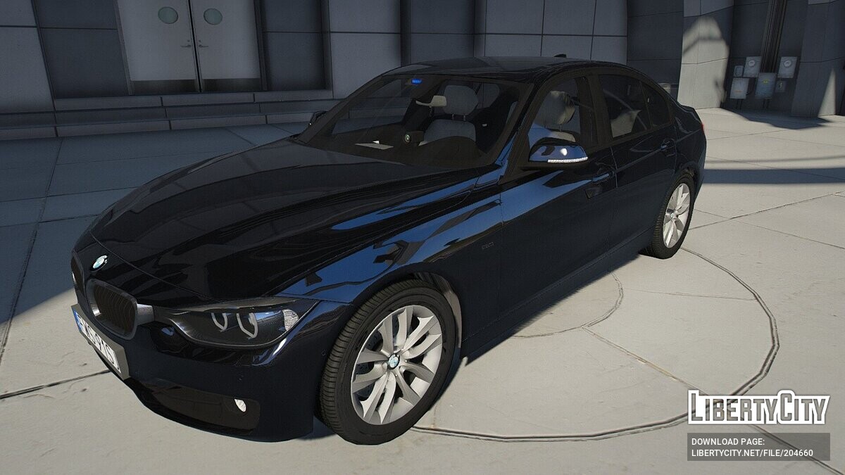 Скачать BMW 3 F30 330i xDrive Polish Police v1.0.1 для GTA 5