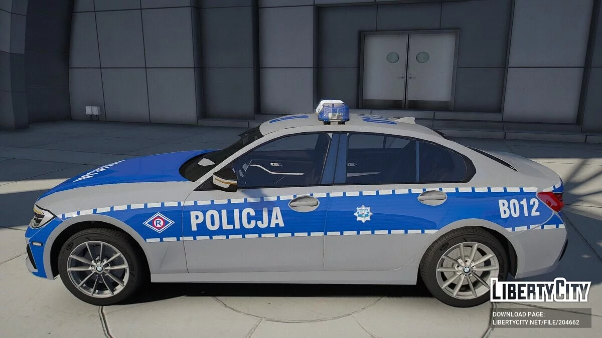 BMW 3 G20 320i Polish Police v1.0.1 / GTA 5