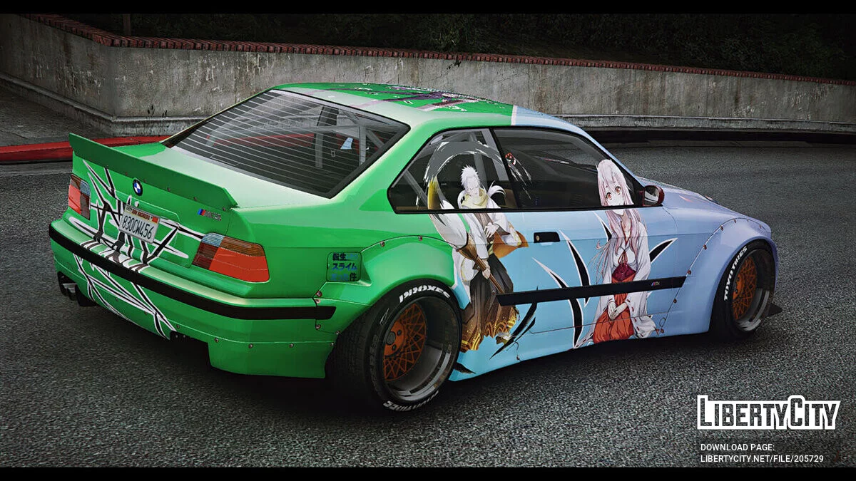 BMW E36 Rocket Bunny Tensei Shitara Slime Datta Ken! / GTA 5