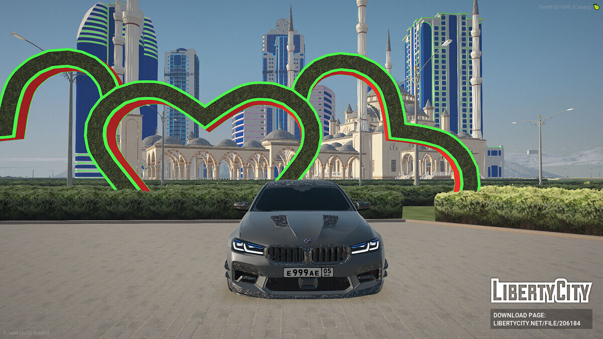 Скачать BMW M5 F90W для GTA 5