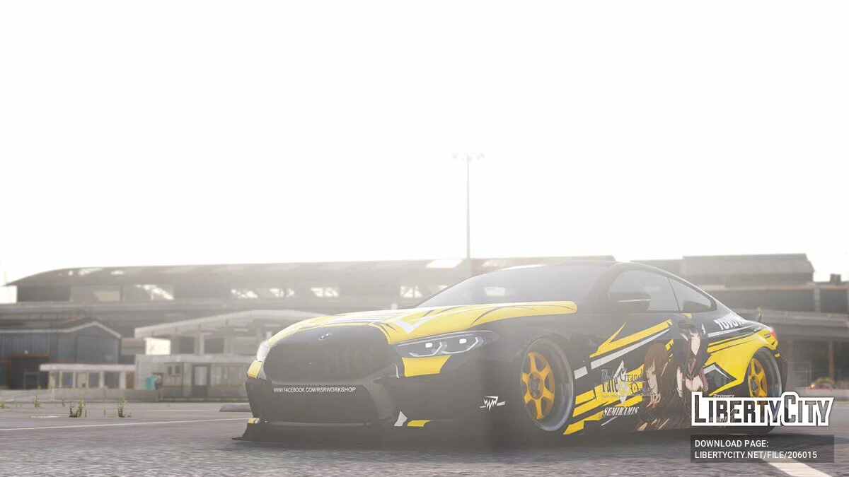 BMW M8 Mansaug Semiramis Itasha / GTA 5