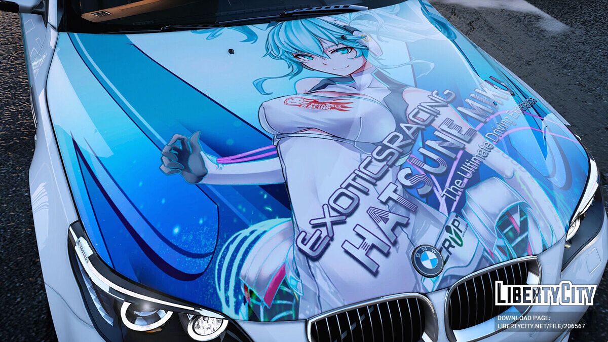 Скачать BMW M5 (E60) Hatsune Miku для GTA 5