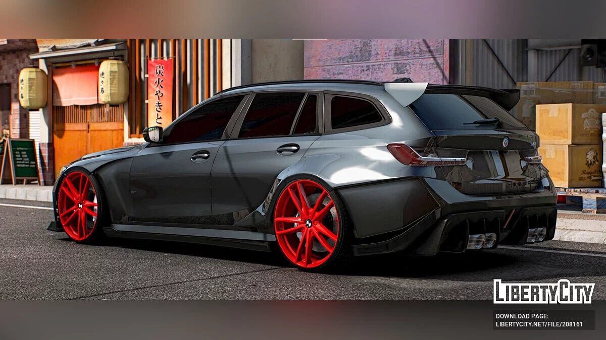 BMW M3 Touring Widebody Props / GTA 5
