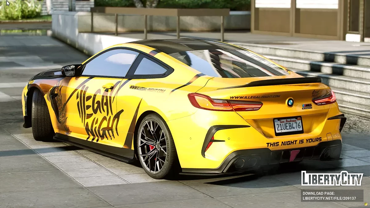 BMW M8 Competitive 2-Door Illegal Night / GTA 5