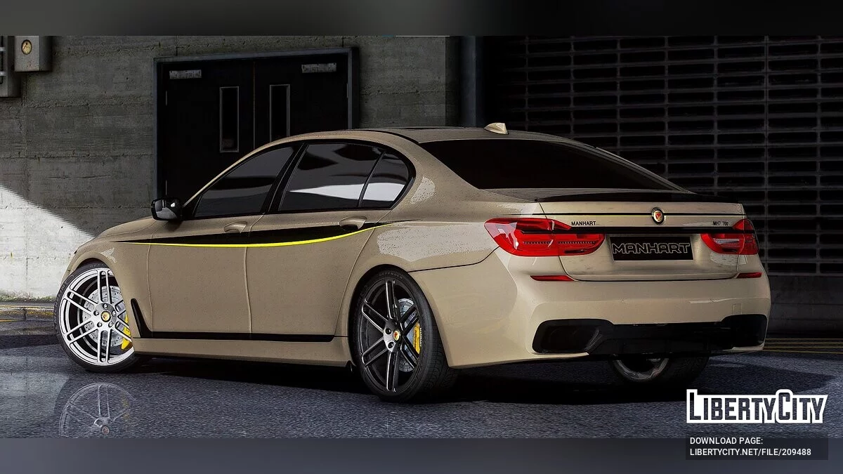 BMW 750D Manhart 700 / GTA 5