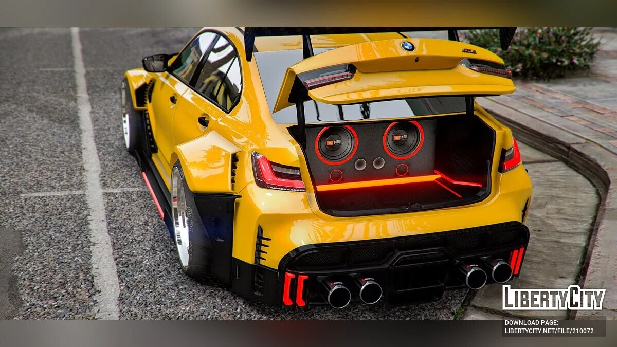 BMW M3 BXANE Widebody Custom / GTA 5