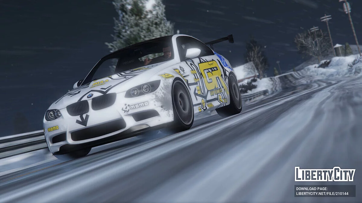 BMW M3 E92 GTS (Ray Krieger's Vinyl) Grip King's / GTA 5