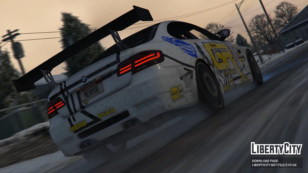 BMW M3 E92 GTS (Ray Krieger's Vinyl) Grip King's / GTA 5