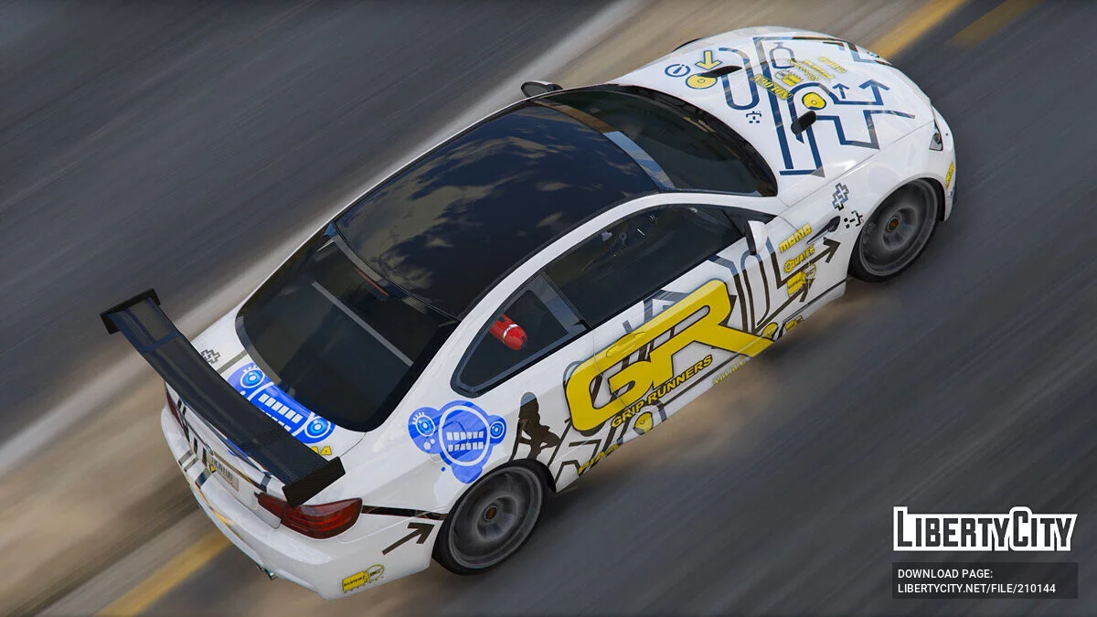 BMW M3 E92 GTS (Ray Krieger's Vinyl) Grip King's / GTA 5