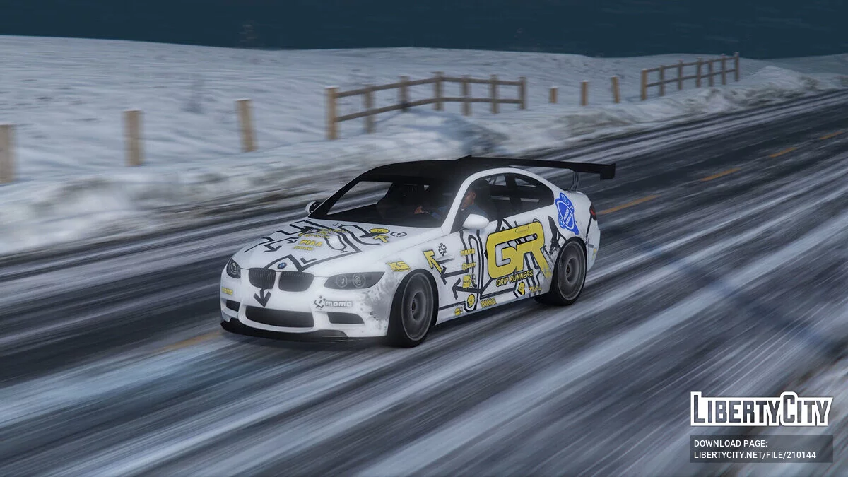 BMW M3 E92 GTS (Ray Krieger's Vinyl) Grip King's / GTA 5